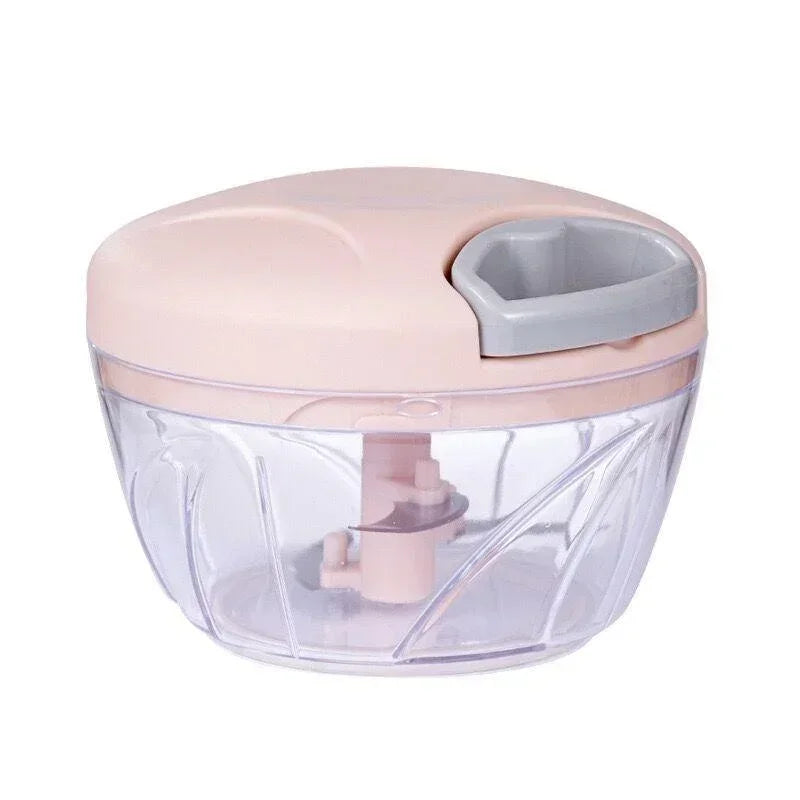 Novo triturador de cebola vegetal cortador cozinha acessórios 500/900ml manual picador carne alho chopper girar alho imprensa