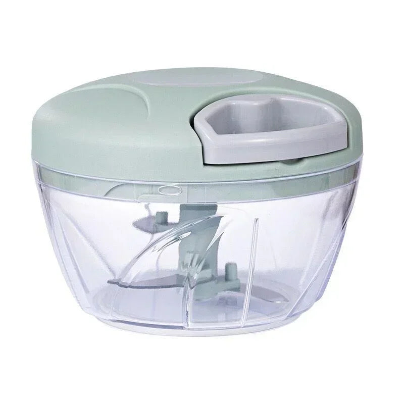 Novo triturador de cebola vegetal cortador cozinha acessórios 500/900ml manual picador carne alho chopper girar alho imprensa